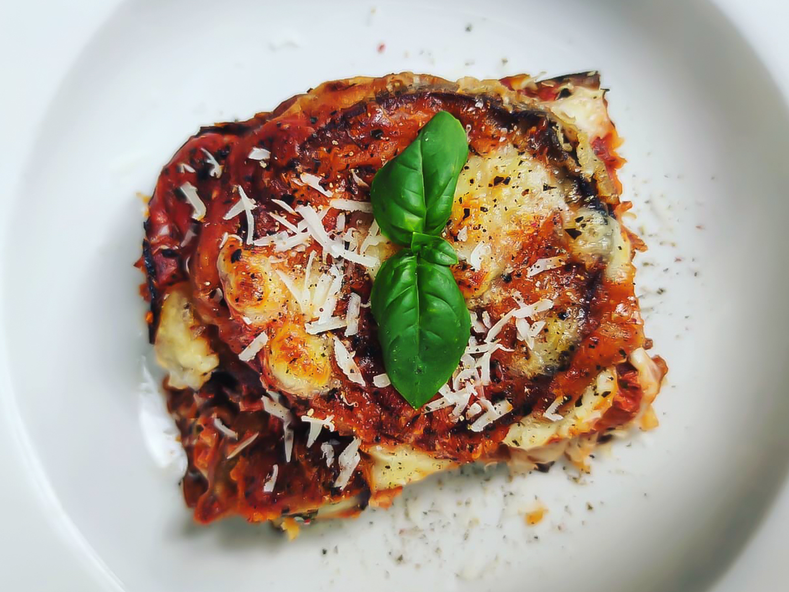 Aubergine parmigianna