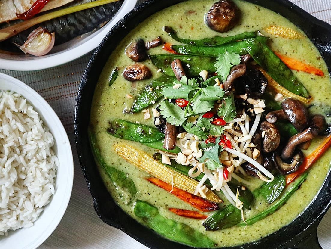 Thai green curry